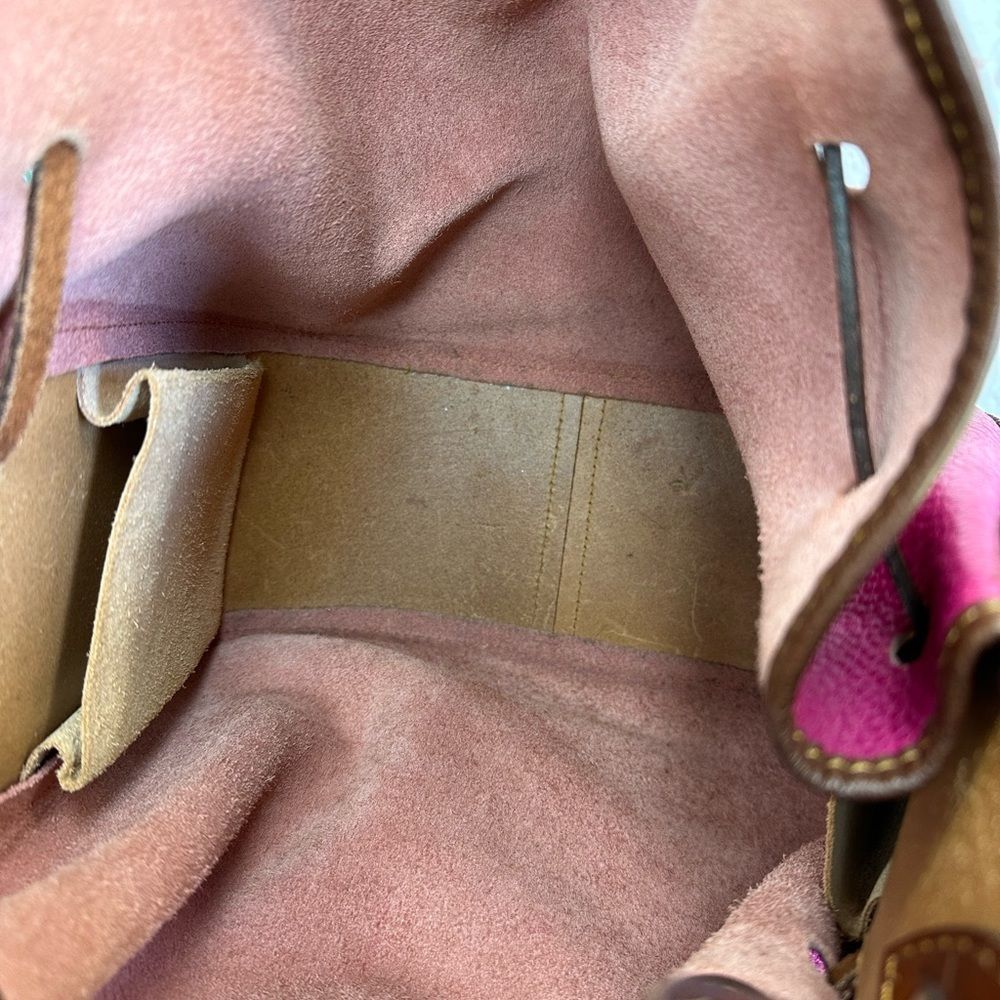 Gancio Italian Leather Drawstring Bucket Bag - Picture 9 of 10